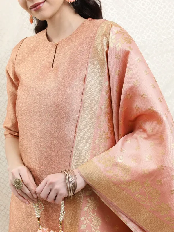 Women Kurta With Palazzo And Dupatta