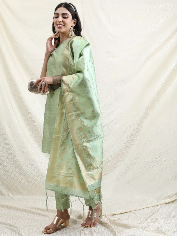 Women Kurta With Palazzo And Dupatta