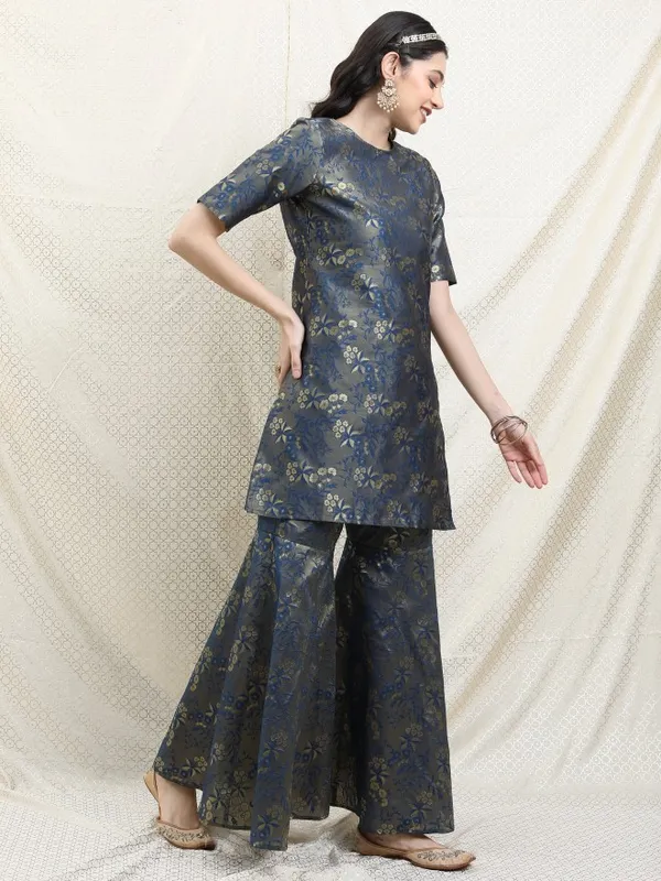 Women Kurta With Sharara And Dupatta