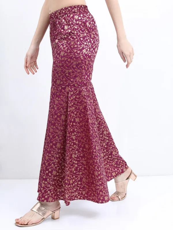  Ketch Women Magenta Printed Kurta Sets