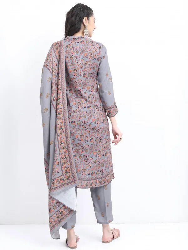 Ketch Women Mauve Printed Kurta Sets