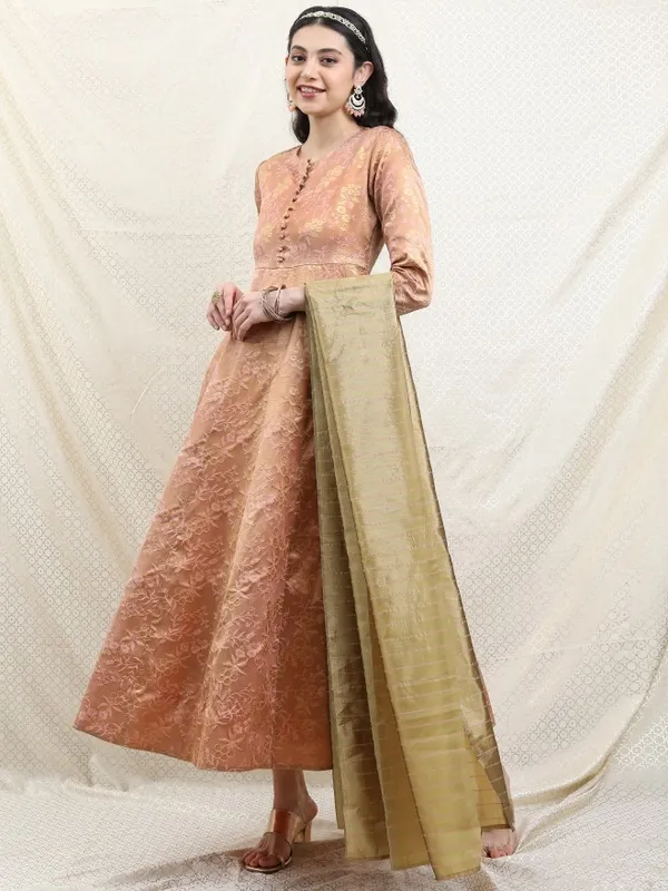Self Design A-Line Dress