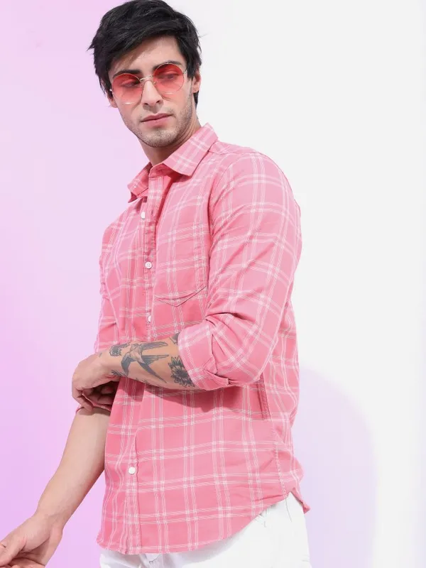 Men Slim Fit Casual Shirt