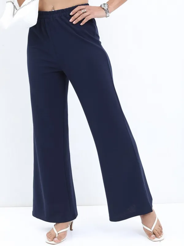  Ketch Women Navy Blue Co-Ords