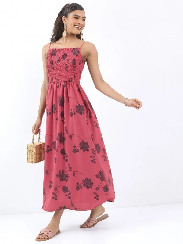 Printed Fit & Flare Dress