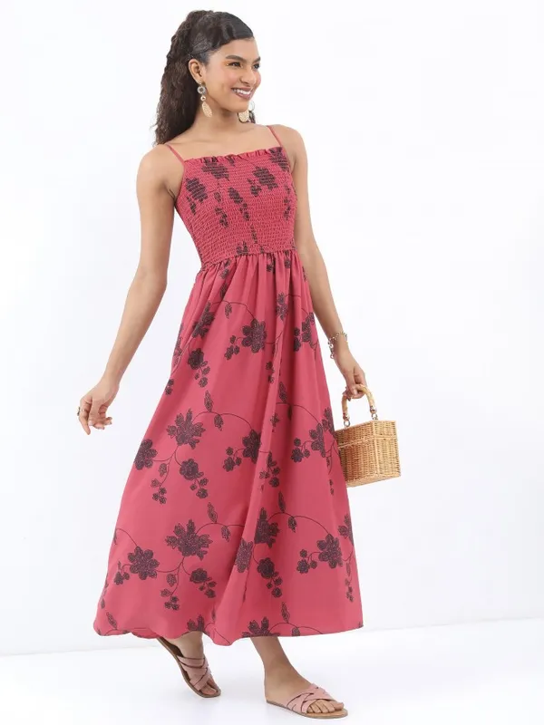 Printed Fit & Flare Dress