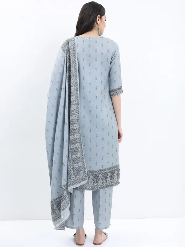 Women Kurta With Palazzo And Dupatta