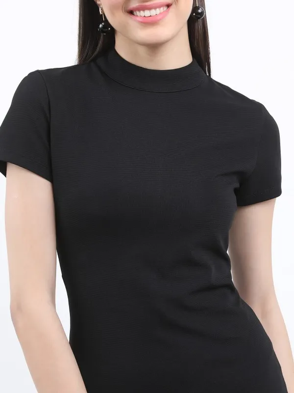 Solid Bodycon Dress