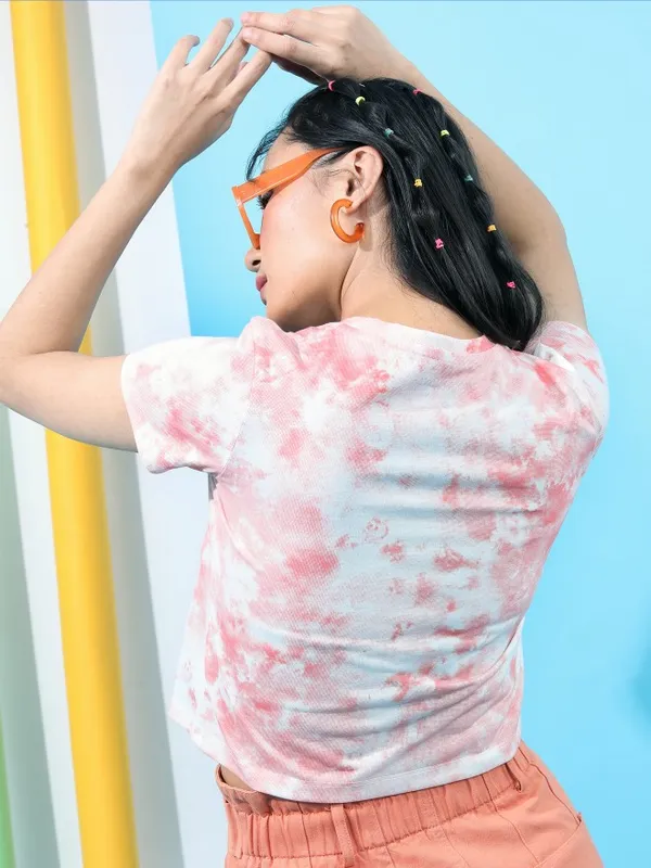  Tokyo Talkies Women Multi Printed Round Neck T-Shirts