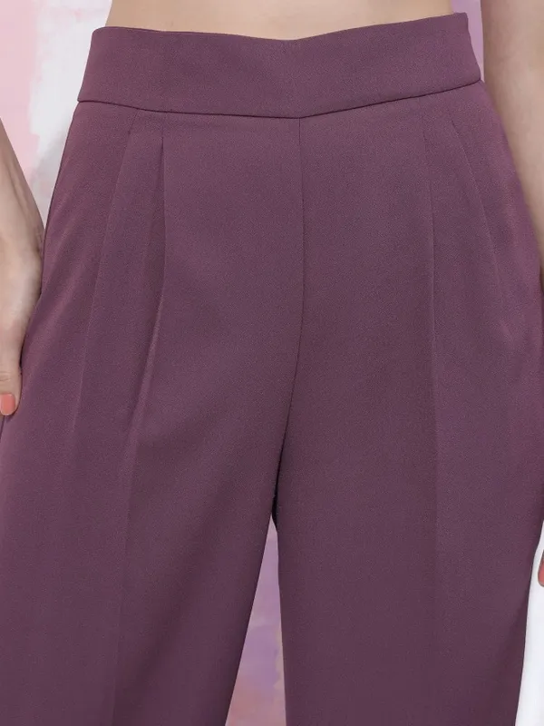  Tokyo Talkies Women Purple Co-Ords