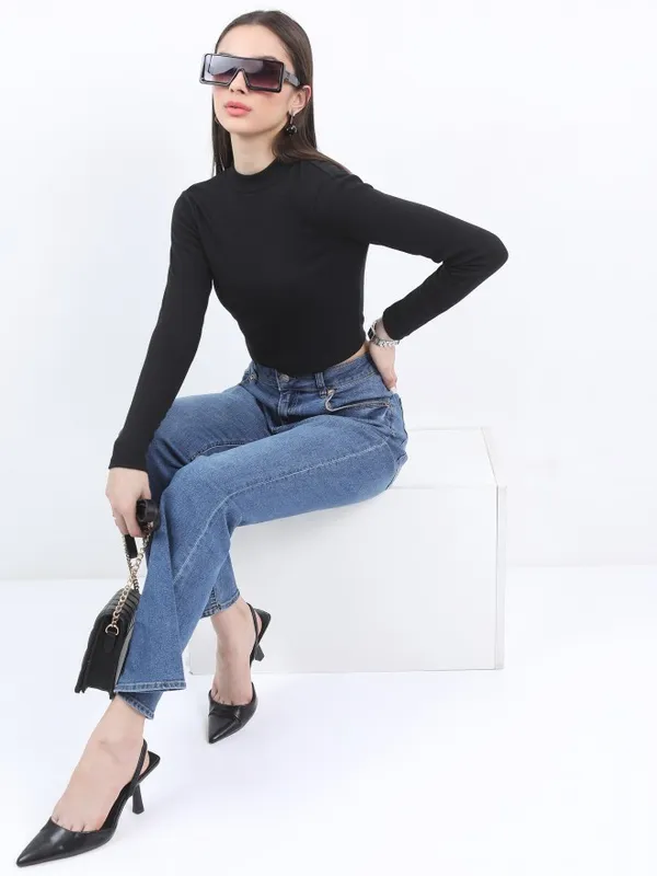 Solid Fitted Top