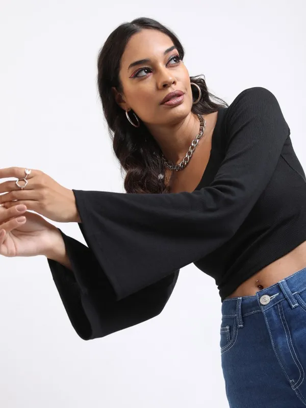 Solid Fitted Top