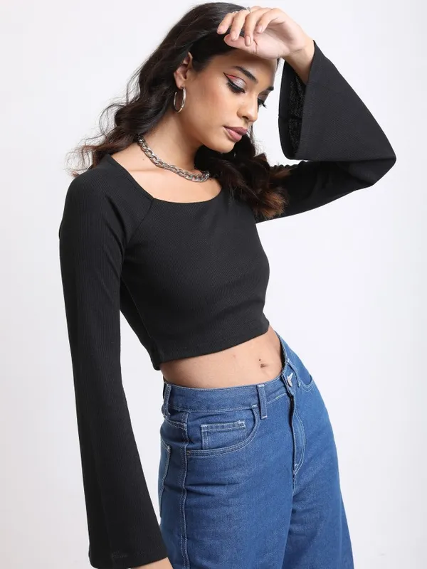 Solid Fitted Top