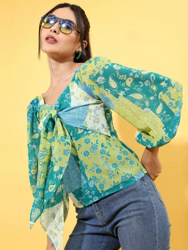Printed Regular Top