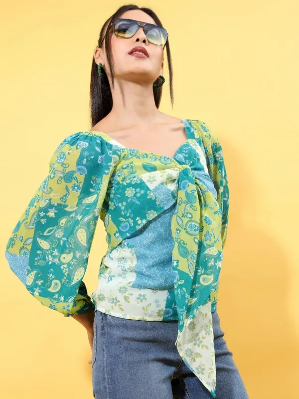 Printed Regular Top