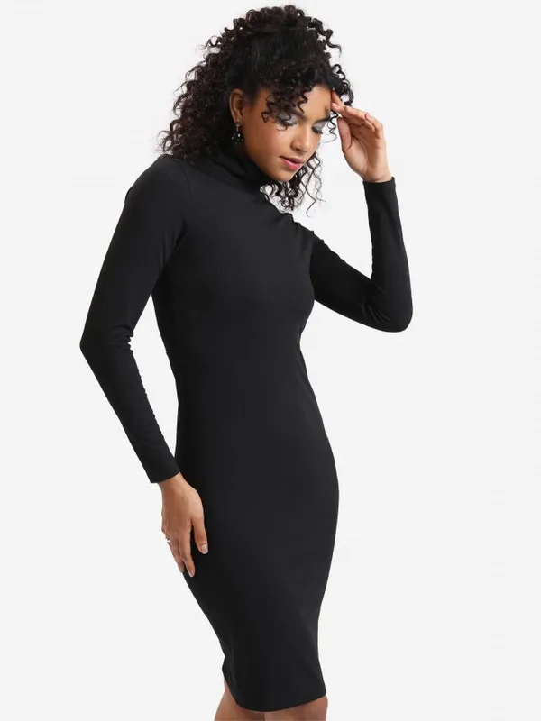 Solid Bodycon Dress