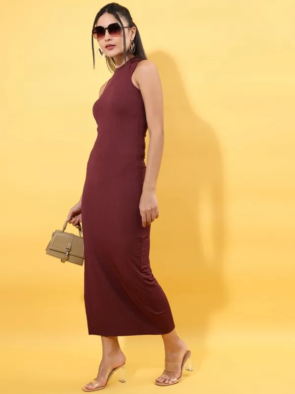 Solid Maxi Dress