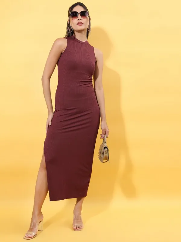 Solid Maxi Dress
