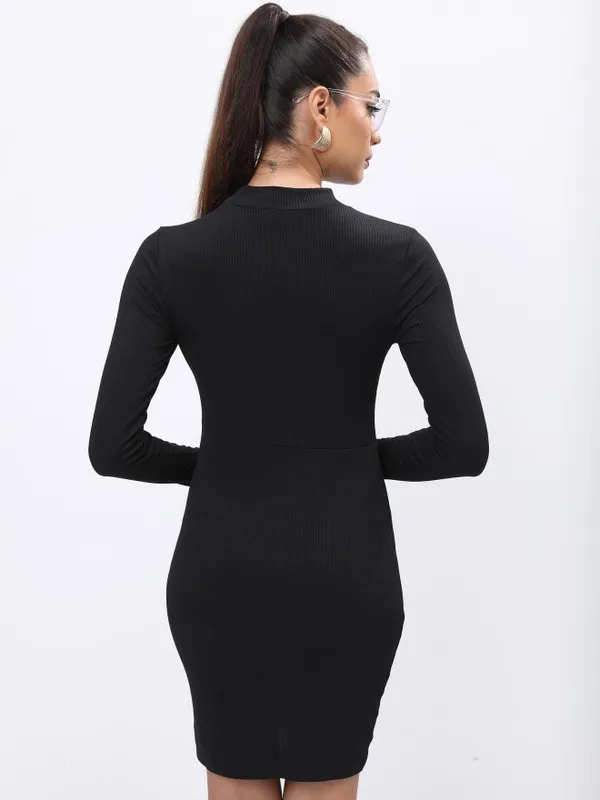 Ketch Women Black Solid Bodycon Dresses