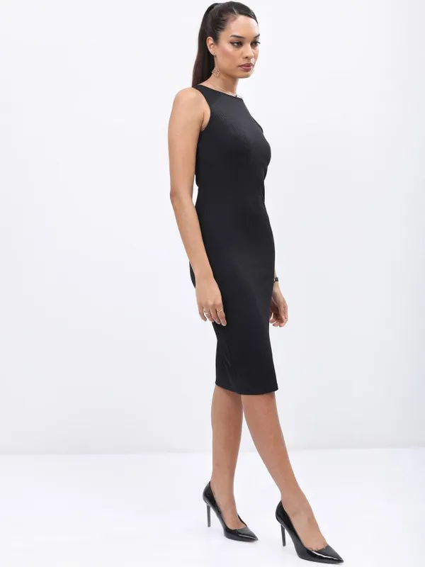  Ketch Women Black Solid Bodycon Dresses