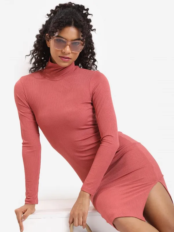 Solid Bodycon Dress