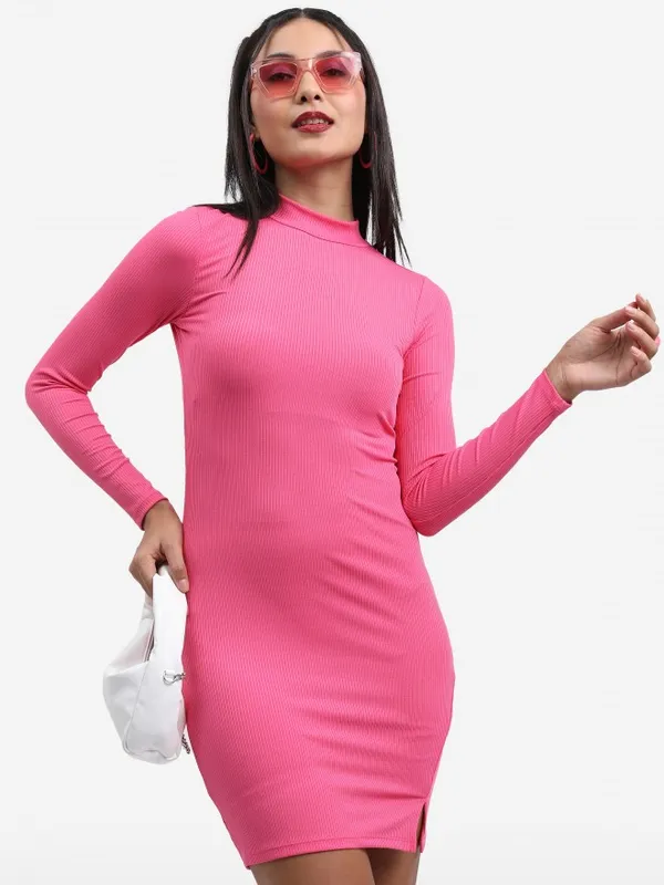 Solid Bodycon Dress