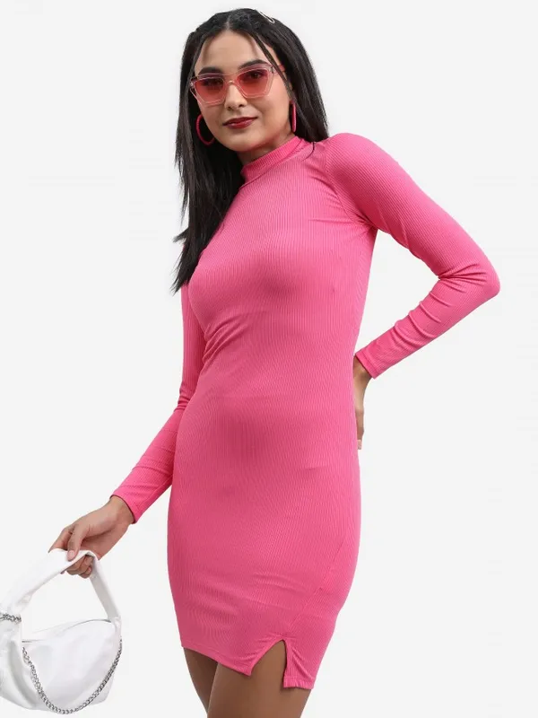 Solid Bodycon Dress