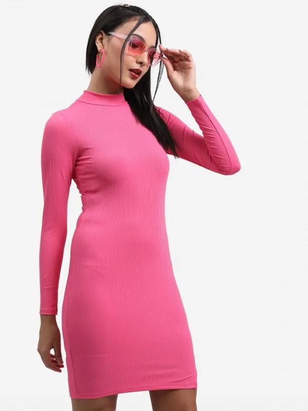 Solid Bodycon Dress