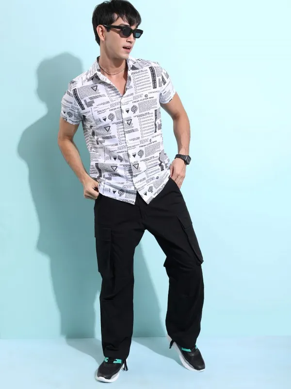 Men Slim Fit Casual Shirt