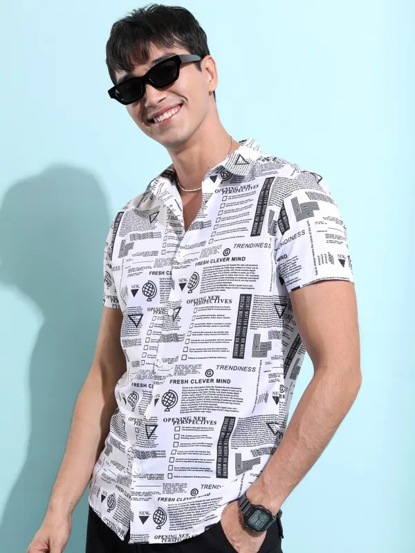 Men Slim Fit Casual Shirt