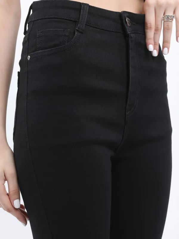  Tokyo Talkies Women Black Skinny Fit Clean Look Jeans