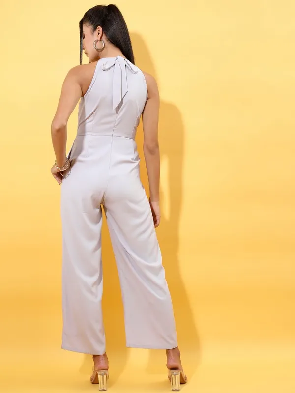 Solid Regular Fit Jumpsuit