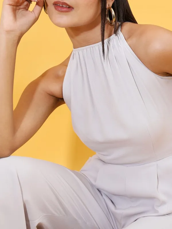 Solid Regular Fit Jumpsuit