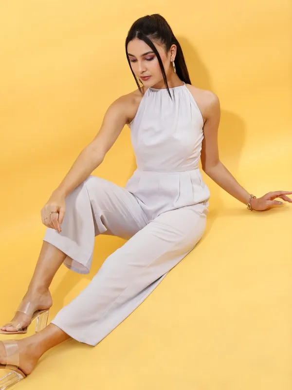 Tokyo Talkies Women Lilac Solid Jumpsuit