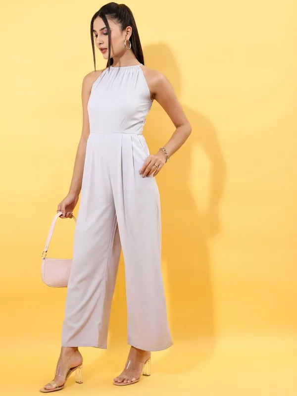 Tokyo Talkies Women Lilac Solid Jumpsuit