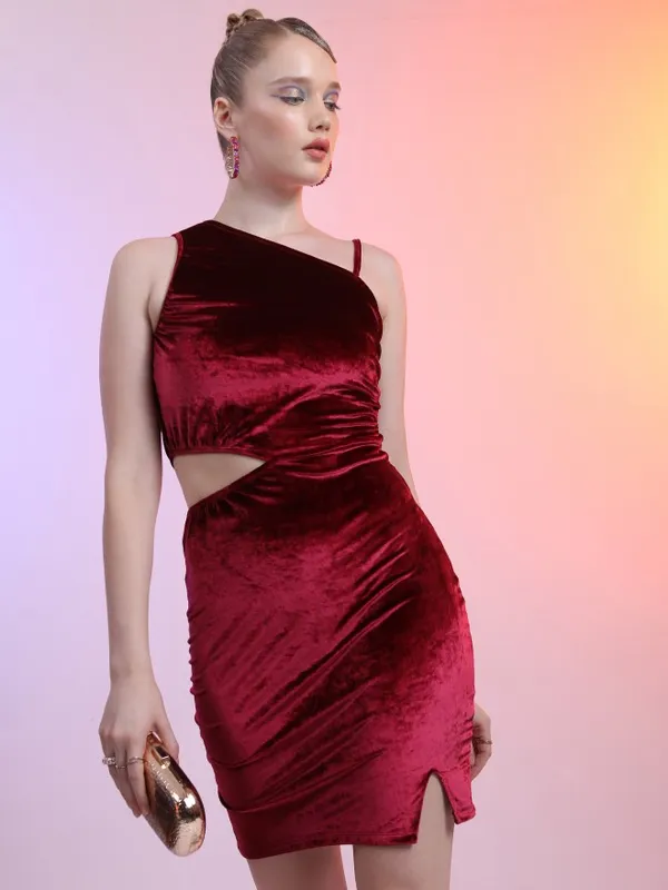 Solid Bodycon Dress