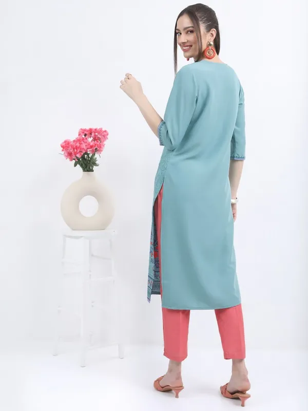 Printed Straight Kurta