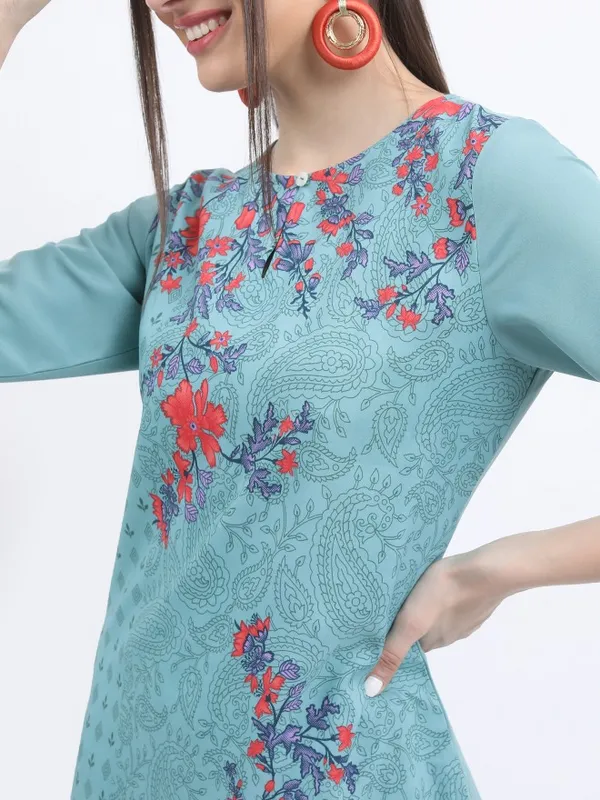 Printed Straight Kurta