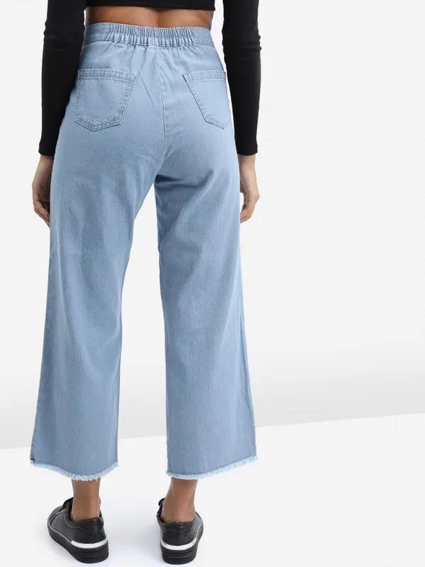 Tokyo Talkies Women Blue Straight Fit Jeans