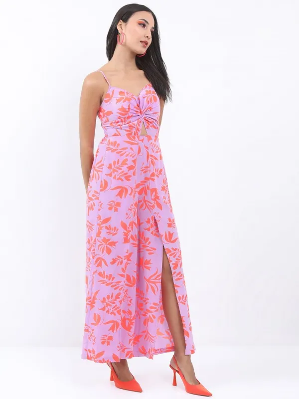  Ketch Women Purple Printed Jumpsuits