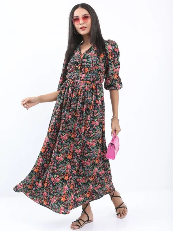  Ketch Women Multi Printed A-Line Dresses