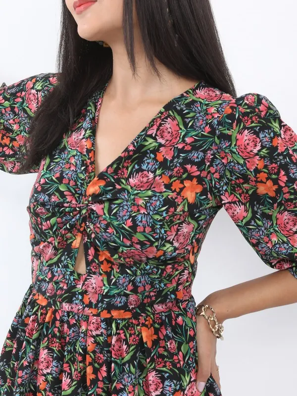  Ketch Women Multi Printed A-Line Dresses