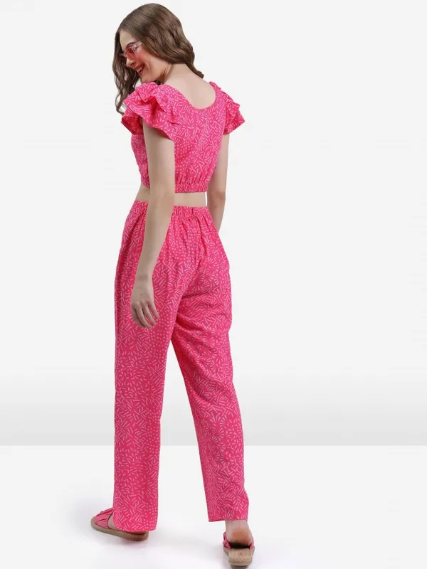  Ketch Women Pink Co-Ords