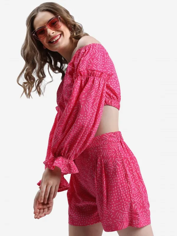  Ketch Women Pink Co-Ords