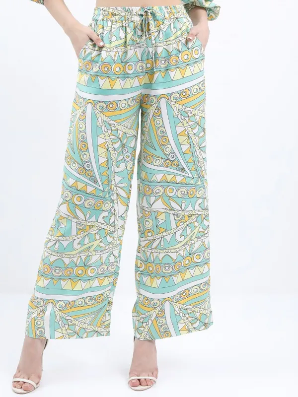 Ketch Women Green Top With Trouser