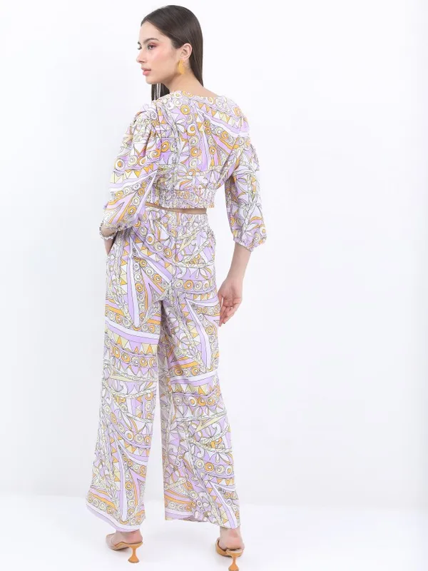 Women Crop Top with Pant Co-ords