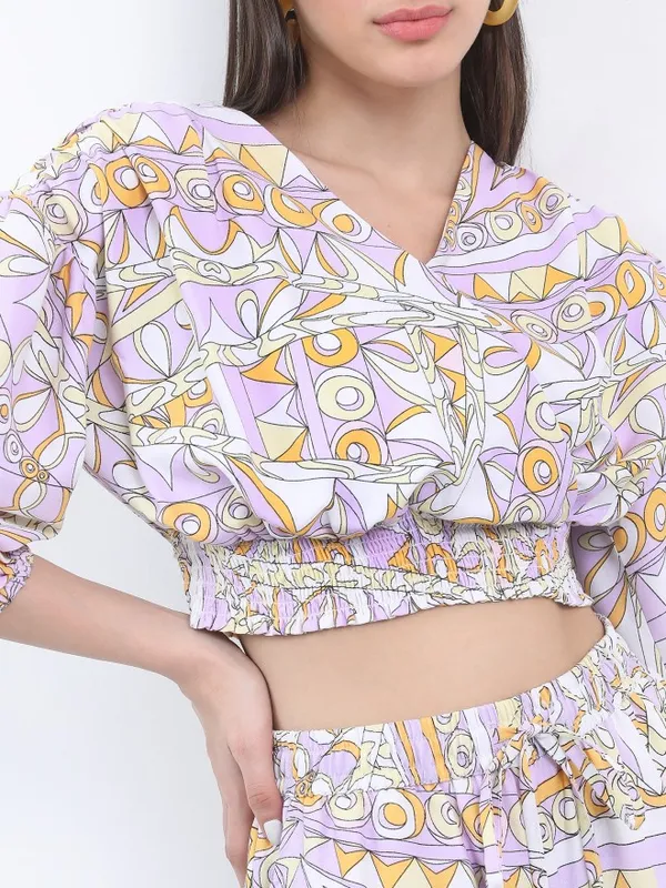 Women Crop Top with Pant Co-ords