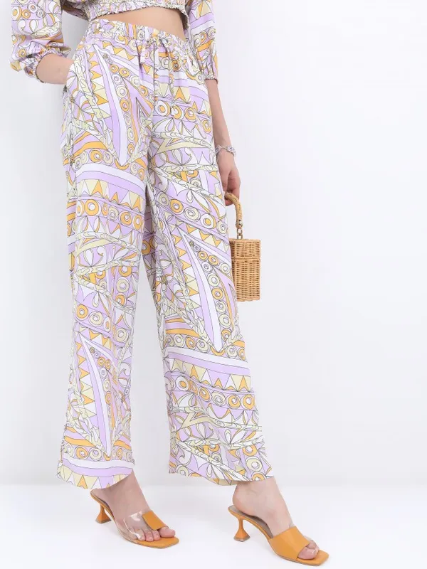 Women Crop Top with Pant Co-ords