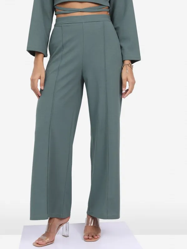  Ketch Women Green Co-Ords