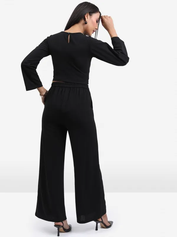  Ketch Women Black Co-Ords